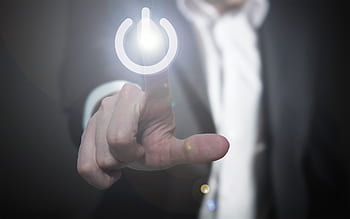 button, start, light, power, finger, press, pulse, entrepreneur, startup, launch, get