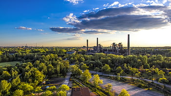 north landscape park, duisburg, ruhr area, factory, industry, steel mill, architecture, places of interest, nature, green, landmark