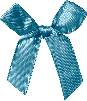 blue ribbon, bow tie, tape, satin, silk, blue, draft, cut-out, on a white background, decoration, gift