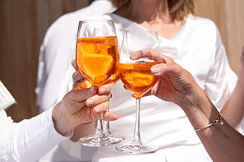 lasit, juoda, alkoholi, cocktail, juhla, juoma, viina, virvoke, alkoholisti, oranssi, Aperol