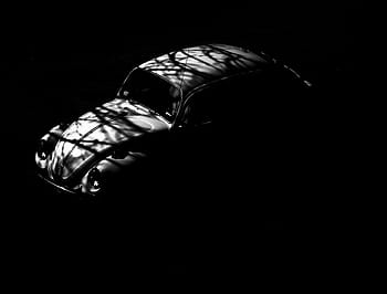 bílý volkswagen brouk, brouk, auto, Černá, bílý, Černý a bílý, černé pozadí, luxus, Černá barva, nikdo, detail