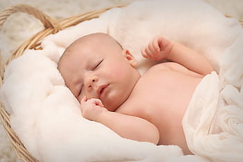 baby sleeping, newborn, baby, feet, basket, young, delicate, toes, small, child, new