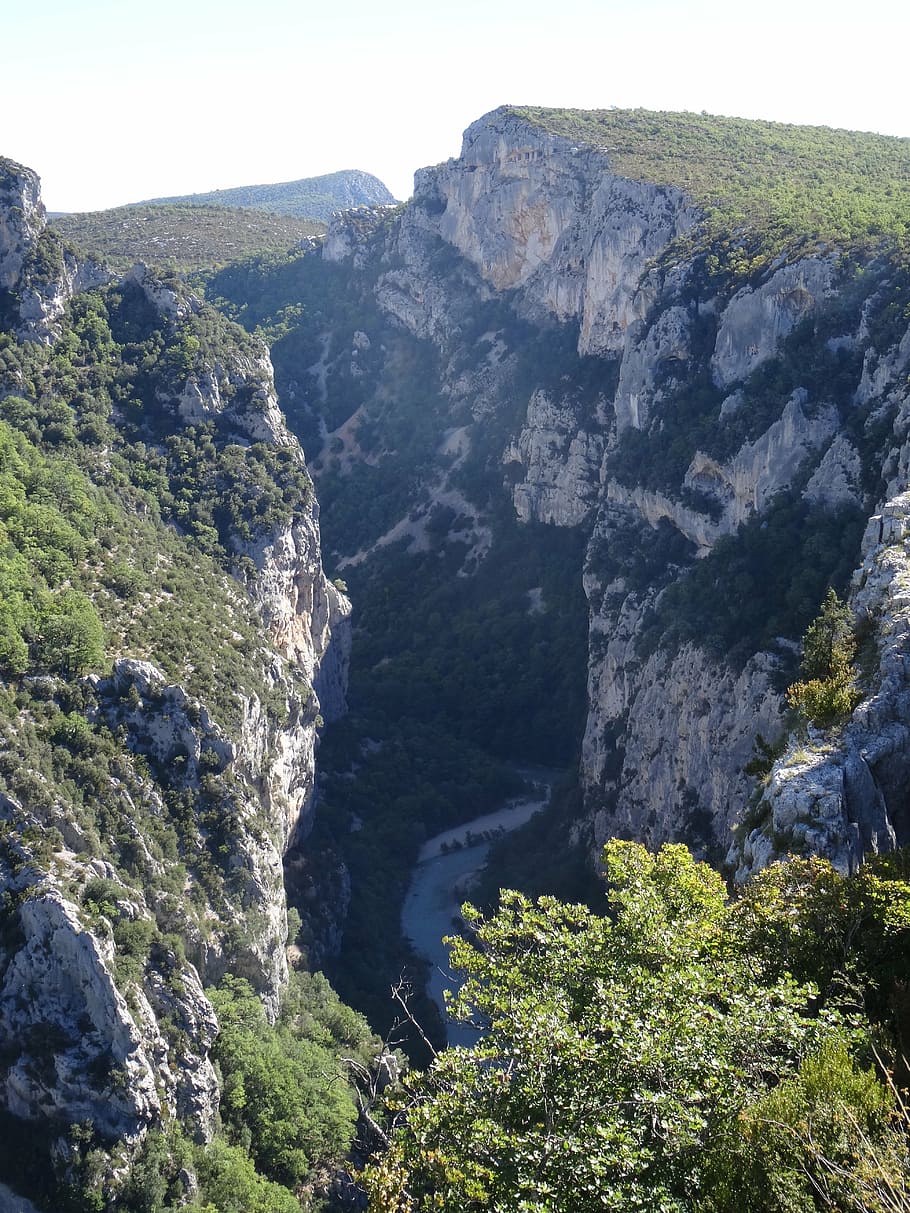 rokle du verdon, Francie, provence, Pohled, modrý, krajina, Evropa, rokle, cestovat, řeka, scénický
