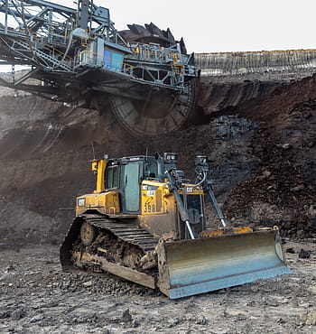open pit mining, carbon, industry, brown coal, mining, technology, industrial plant, excavators, bucket wheel excavators, conveyor technology, inden