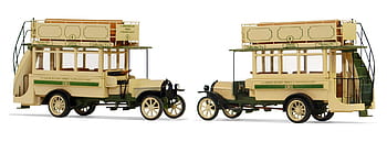 daimler, 1905, daimler, 1905, generale berliner omnibus ag, aboag berlino, autobus, traffico, vecchi tempi, modello, passatempo, modellini di automobili