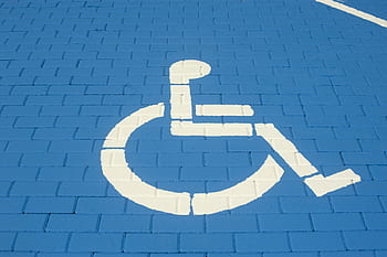 parkoviště, zakázáno, postižení, invalidní vozík, podepsat, symbol, zdravotně postižených, park, handicap, ikona, přístup