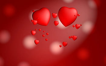heart, background, love, symbol, valentine, red heart, creative, valentine's day, affection, symbolic, luck