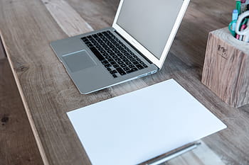 kotitoimisto, kannettava tietokone, muistikirja, aloittaa, Web-suunnittelu, bloggaaja, bloggaaminen, toimisto, mac, omena, MacBook