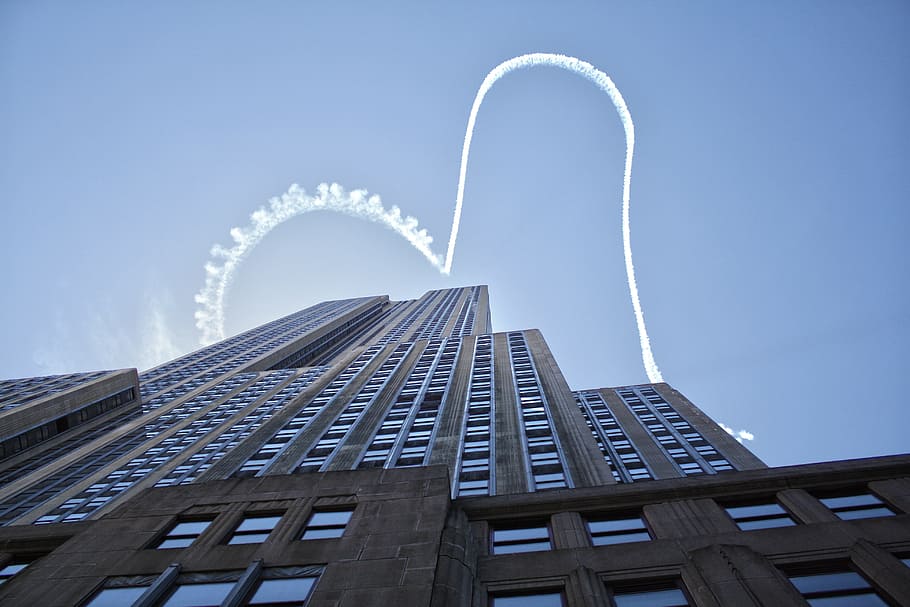 kekaisaran bangunan negara, new york, kekaisaran, negara, gedung pencakar langit, tengara, bangunan, amerika, kota new york, arsitektur, langit