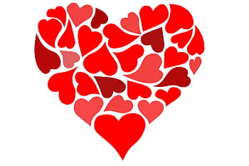 červené srdce fotografie, milovat, srdce, miláček, romantický, svatba, tvar srdce, Červené, den svatého Valentýna - dovolená, vystříhnout, bílé pozadí