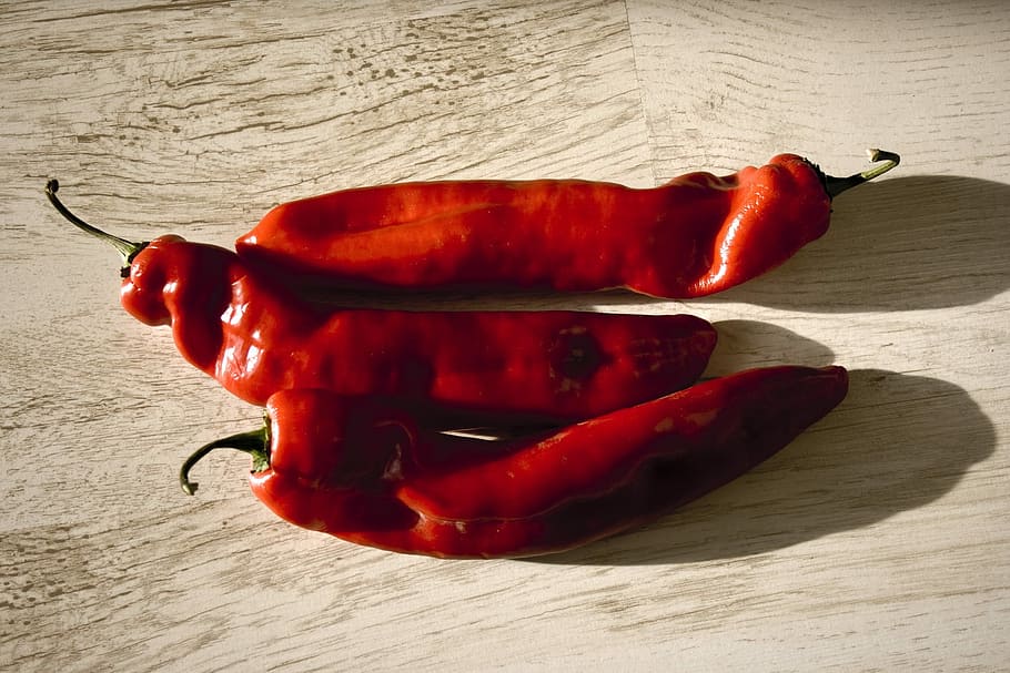 chilli papričky, zeleniny, koření, chilli, pepř, Červené, horký, jídlo a pití, jídlo, Zdravé stravování, nikdo