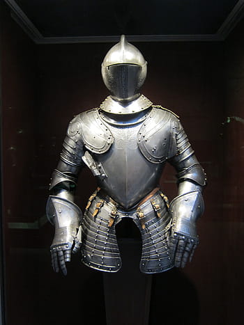 photo of cuirass, armor, 16th century, war, equipment, knight, helmet, museum, battle, historical, knight - Person