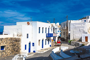 Nisyros, Mandraki, Sun, Holidays, the sun, clouds, sky, landscape, summer, weather, the stones