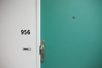 Grün, hölzern, spülen, Tür, Wand, sperren, Weiß, Nummer, Metall, stehlen, Zimmer