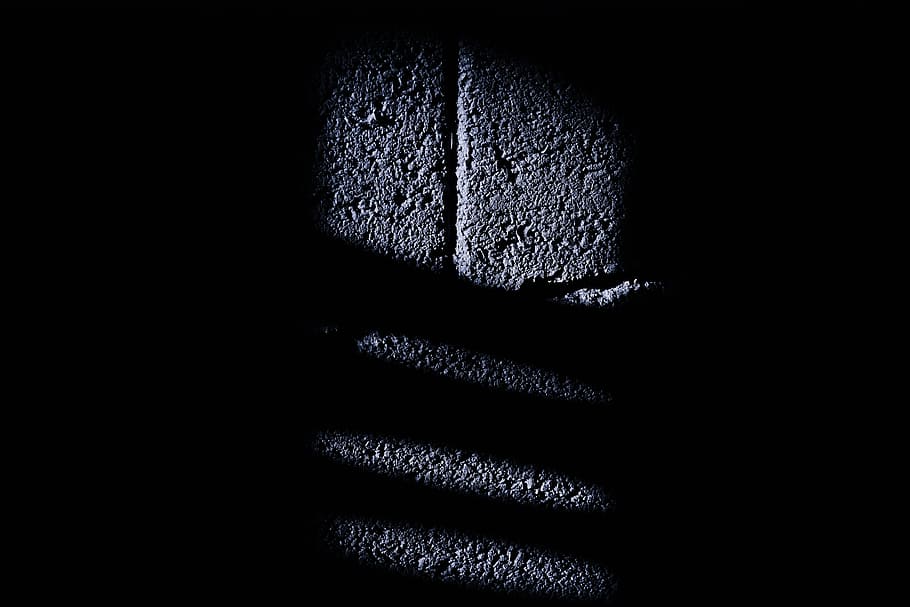 Wall, Concrete, Sunlight, concrete wall, light and shadow, abstract, black and white recording, indoors, people, close-up, adult