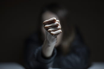 γροθιά, εξουσία, msn γράμματα, el, Κτύπημα, πάλη, επανάσταση, γυναίκα, μοντέλο, κορίτσι, πρόσωπο