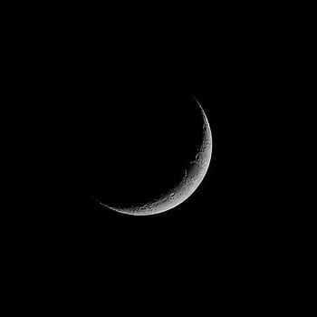 月、 夜、 空、 三日月、 スペース、 自然、 天文学、 科学、 影、 月面、 惑星