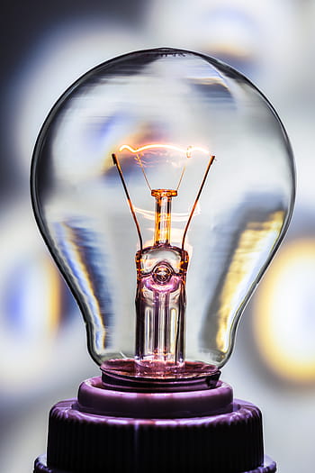 fialová edison žárovka, žárovka, v, hořet, světlo, svítilna, ihned, wolfram, zdroj světla, mizí, vlákno