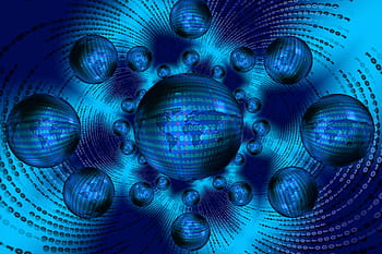 modrý, šedozelená, digitální, tapeta na zeď, binární kód, míč, http, www, pád, správce, v