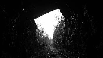 untitled, natur, landskab, tog, sti, jernbane, tunnel, træer, ingen mennesker, vejen frem, dag