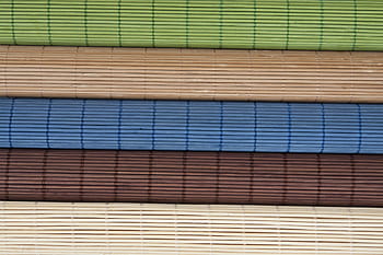 bamboo, mat, color, green, blue, background, natural, tree