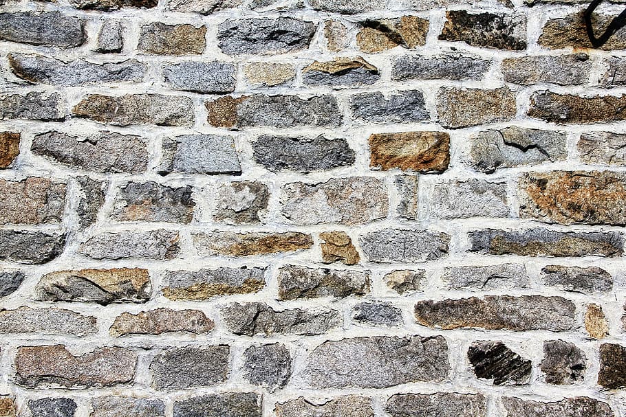 white, grey, stone wall, wall, texture, structure, block, stones, background, natural stone, building