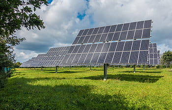 Černá, bílý, sluneční, panel, během dne, fotovoltaického systému, solární energie, solární panel, fotovoltaické, obnovitelný, energetické revoluce