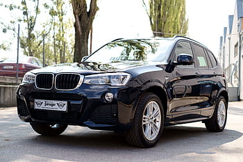 parked, black, bmw x 3 suv, x3, car, bmw, vehicle, transportation, auto, automobile, transport