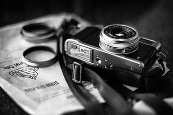 camera, photography, technology, black and white