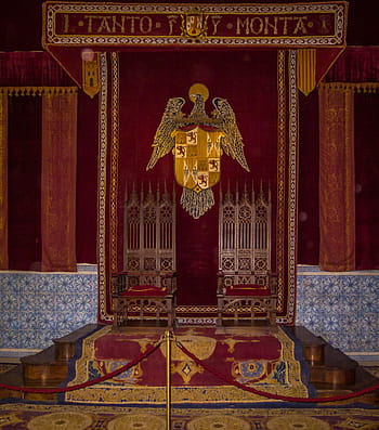 hnědá skříňka, trůn, král, králové, Španělsko, palác, pokoj, místnost, muzeum, Madrid, bourbon, památník