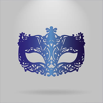 blue, masquerade mask, carnival mask, mask, masquerade, realistic, vector, illustration, carnival costume, fancy dress, venetian