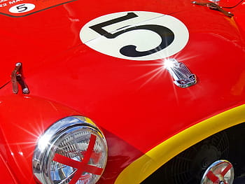 detailní fotografie, Červené, vozidlo, červené auto, červené sportovní auto, závodní auto, Pozadí, triumf, tr2, macau, 5