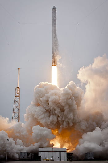 raketa, zahájení, během dne, start rakety, spacex, výtah, plameny, pohon, prostor, Rychlost, vozidlo