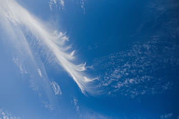langit biru berawan, Berawan, langit biru, langit, biru, awan, jelas, alam, cuaca, hari, di luar ruangan