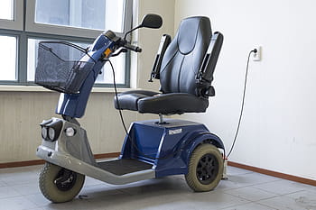 kék, szürke, mobilitási robogó, Tiltva, mobilitás, WMO, részt venni, Segítség, Férfi, hátrány, betegség