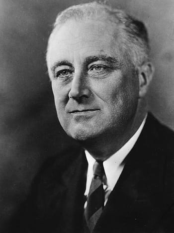 franklin, d., roosevelt portrait, Franklin D. Roosevelt, Portrait, FDR, president, public domain, roosevelt, wwii, black And White