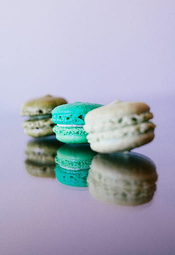 macarons, C, zblízka, dezert, Francie, francouzština, zelená, maca, macaron, sladký, cookie