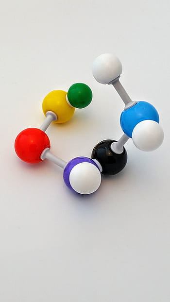 Science Class, Molecule, science, healthcare and medicine, studio shot, white background, multi colored, medicine, pill