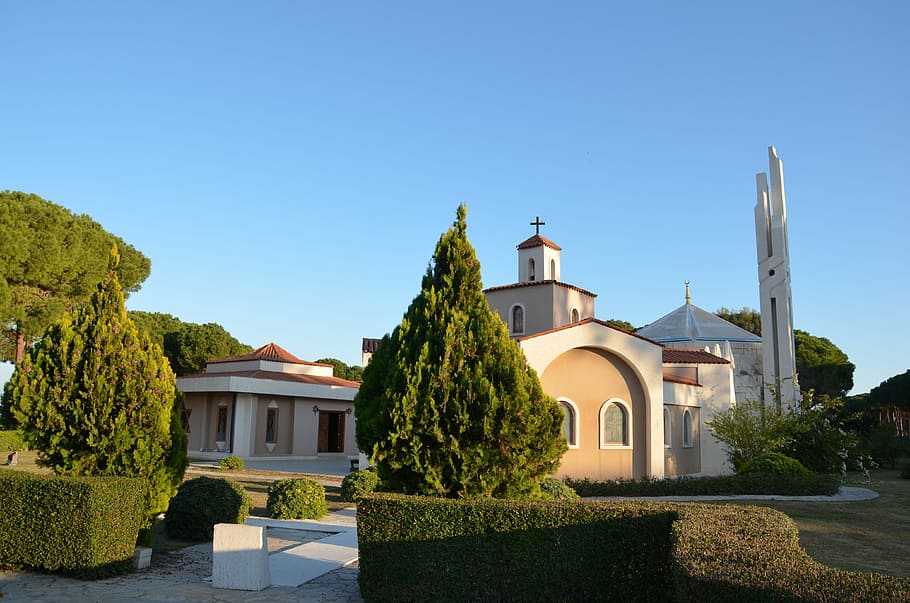 Cami, Gereja, Sinagoge, dalam tradisi islam, yudaisme, kekristenan, taman agama, belek, kalkun, antalya, langit cerah