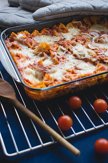 pasta, tomatoes, cheese, Baked, cherry tomatoes, homemade, italian, food, meal, dinner, gourmet