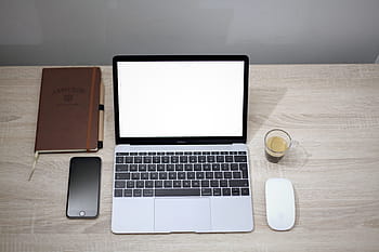 Poznámkový blok káva iphone macbook, poznámkový blok, káva, iphone, macbook, myš, technologie, laptop, počítač, lavice, podnikání