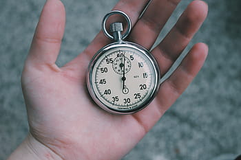 person, holding, pocket, watch, time, stopwatch, clock, hour, minute, second, hand