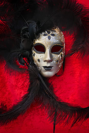 szürke, fekete, álarcos maszk, piros, felület, kosztüm, maszk, fesztivál, dramaturgia, halloween, portré