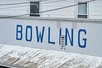 bowling, cartello, vecchio, spiaggia, afflitto, all'aperto, Vintage ▾, anziano, tetto, intemperie, divertimento