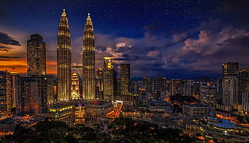 petronas, dvojče, věž, malajsie, kuala lumpur, dvojčata, dvojčata Petronas, nebe most, architektura, mrakodrap, mrakodrapy