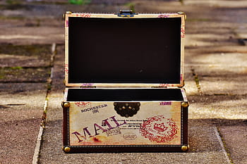 béžový, Černá, dřevěný, box na hrudi, podlaha, hruď, zavazadla, poslat mail, odejít, klín, box
