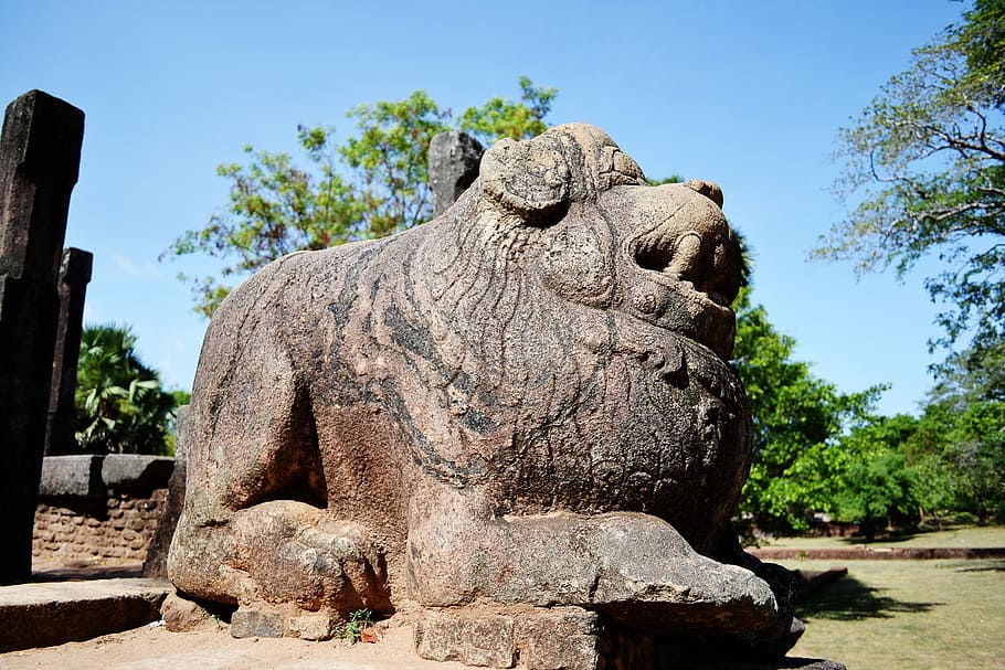 Polonnaruwa, Antik kalıntılar, eski, tarihi, kral, kale, Budizm, Sri Lanka, Mawanella, Seylan, heykel