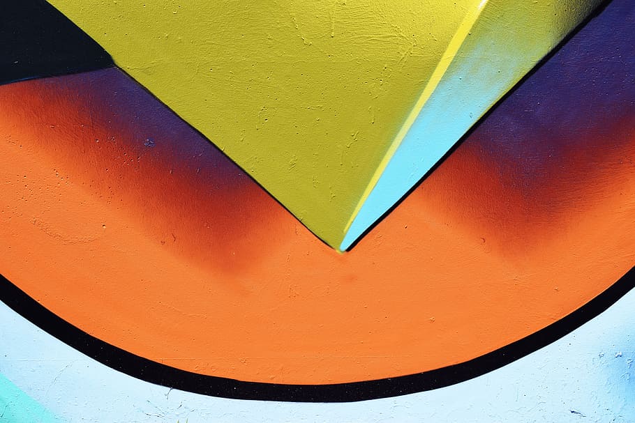 zeď, umění, nástěnná malba, malování