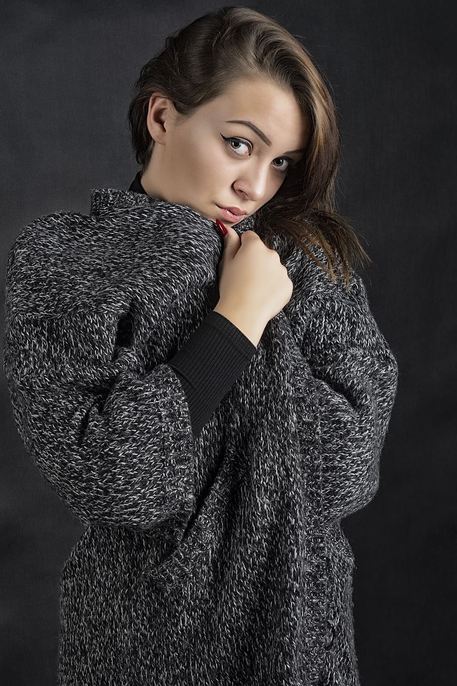model, girl, fashion, portrait, elegance, young, dress, regardless of whether the, look at, nice, style