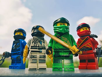 lego, ninjago, lloyd, kai, Zane, sojka, lego ninjago film, hrát si, postava, barvitý, legomaennchen